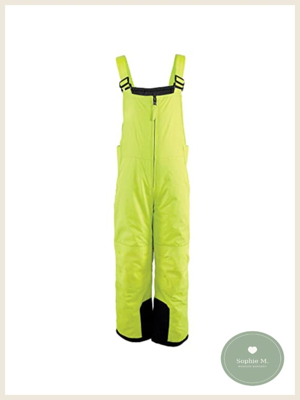 Toddler Boys Snow Bib Overalls - Wind & Water Resistant, Adjustable Straps